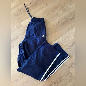 Adidas swishy track pants